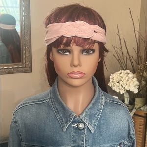Headband: Sailers Knotted- Interlocking Double Loop in PALE PINK 🌸